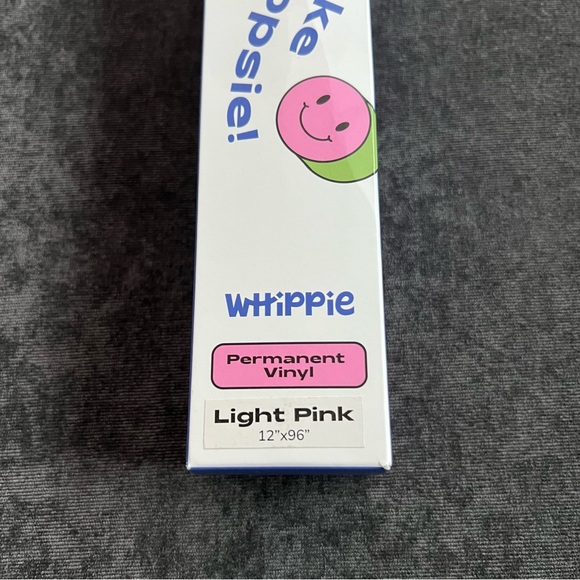 NIB Whippie Permanent Vinyl- Light Pink 12”x96” - Picture 3 of 11